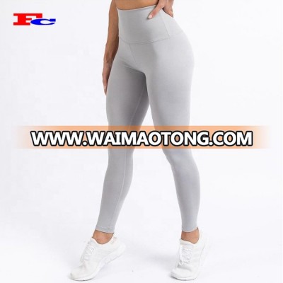 Nylon Sandex Fitness Skin Tight Leggings Custom Made High Waist Women Gym Yoga Pants Wholesale