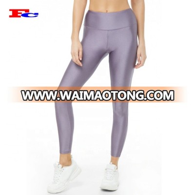 Factory Direct Supply Fitness Pants Wholesale Nylon Spandex Reflective Yoga Leggings