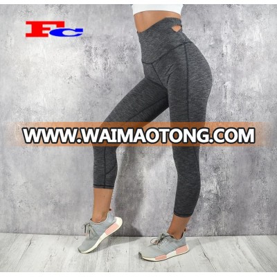 High Waist  Workout  Custom Women   Gym  Grey  Yoga Leggings