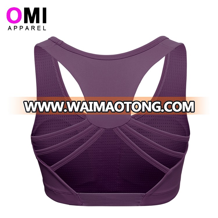 Girls fitness gym custom blank seamless sports bra